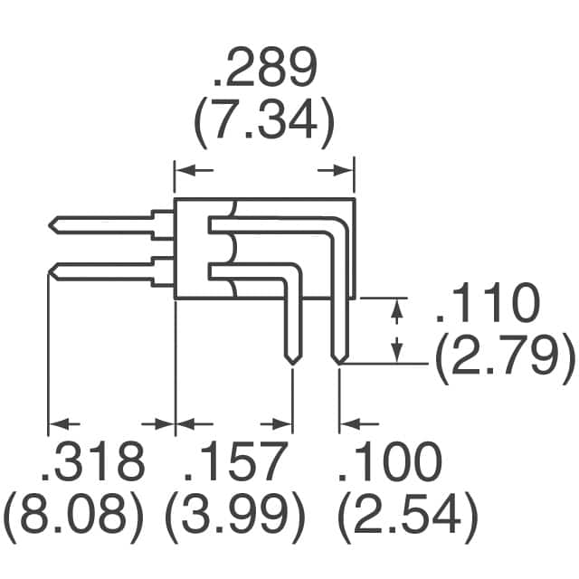 4-87230-0 TE Connectivity AMP Connectors  Embases à broches mâles
